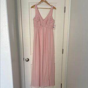 Birdy Grey Blush Pink Maxi Bridesmaid Dress